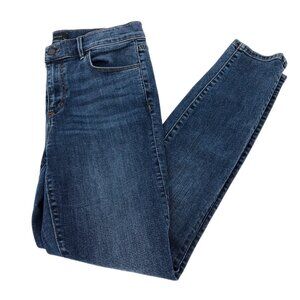 Ann Taylor Blue Skinny Jeans | Mid Rise, Size 4
